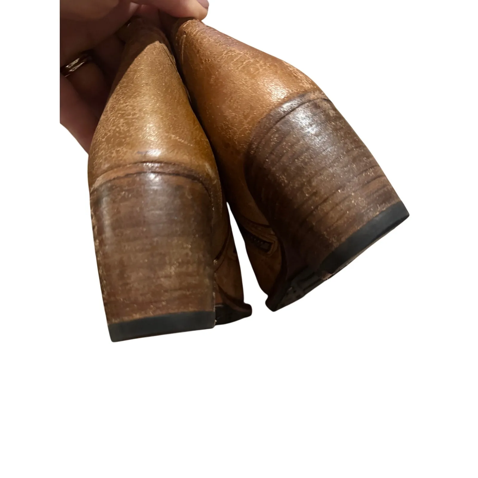 Bed | Stu Fate Tall Distressed Leather Cobbler Series Boots Women's Sz. 6 - Image 8