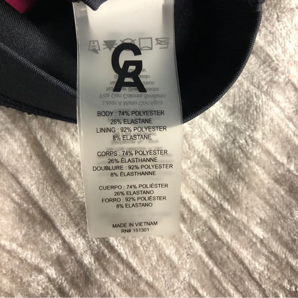 GOOD AMERICAN GA Sports Bra Ombré Pink Racerback size  1  Small Cropped Barbie - Image 6