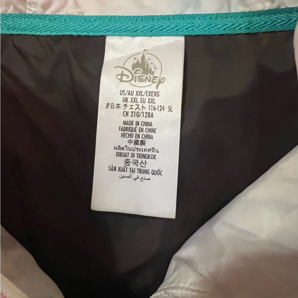 Walt Disney World Water Color Art Castle Rain Jacket Windbreaker Unisex Size XXL - Image 2