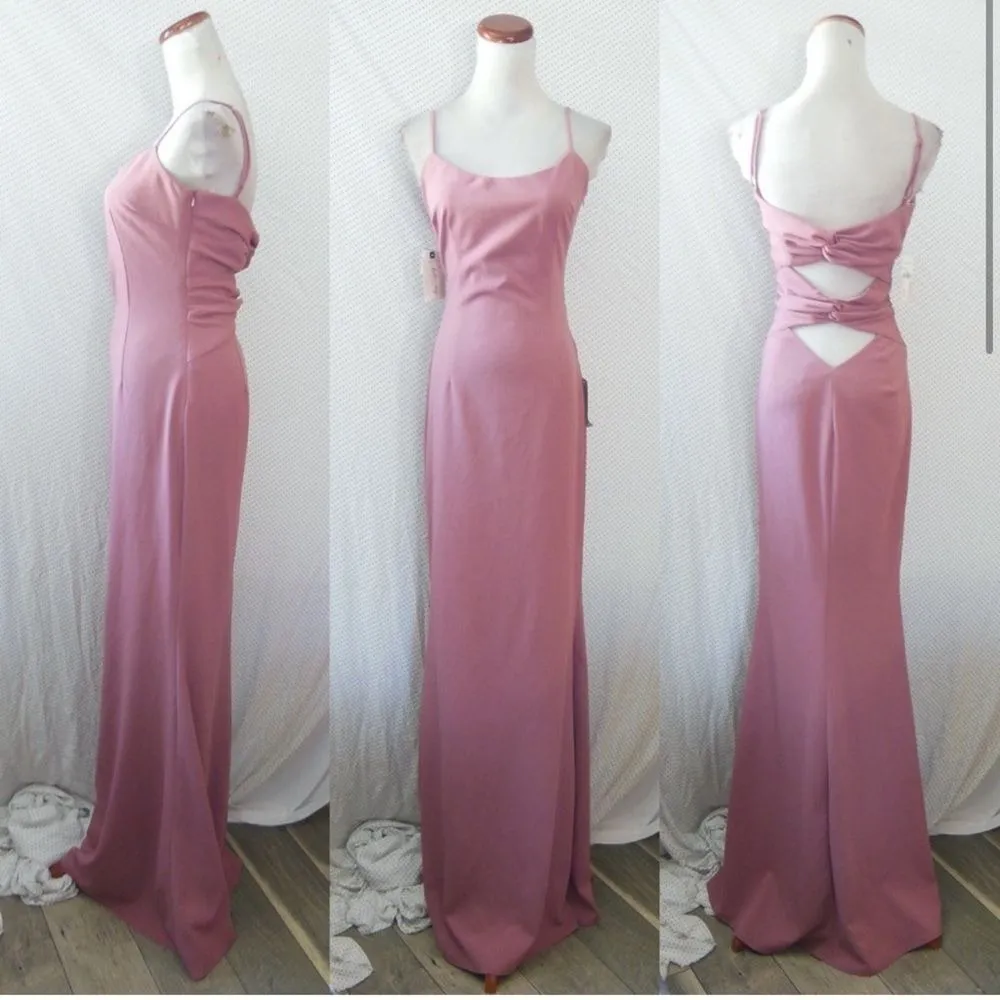 Katie May Forget Me Knot Cutout Column‎ Gown Medium - Image 4