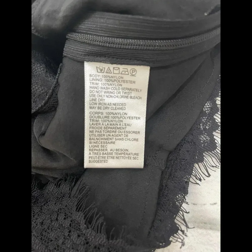 Women’s Kimchi Blue- Black Lace Overlay Booty Pin Up Shorts Size 6 - Image 4