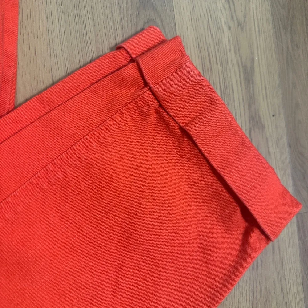 Sport Skinny Cropped Red/Orange Denim Pants NWOT - Image 7