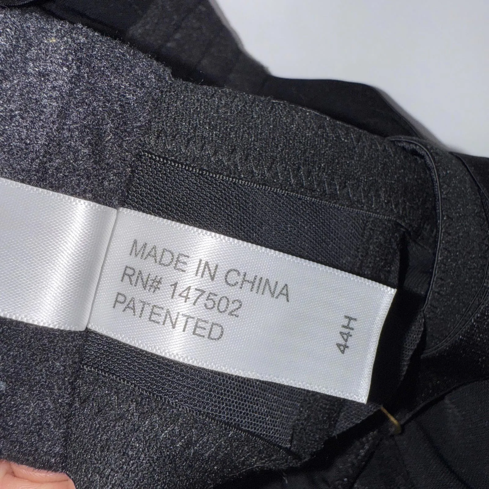 Ashley Stuart Butterfly Black Full Coverage Double Closure Underwire Bra 44H - Image 13