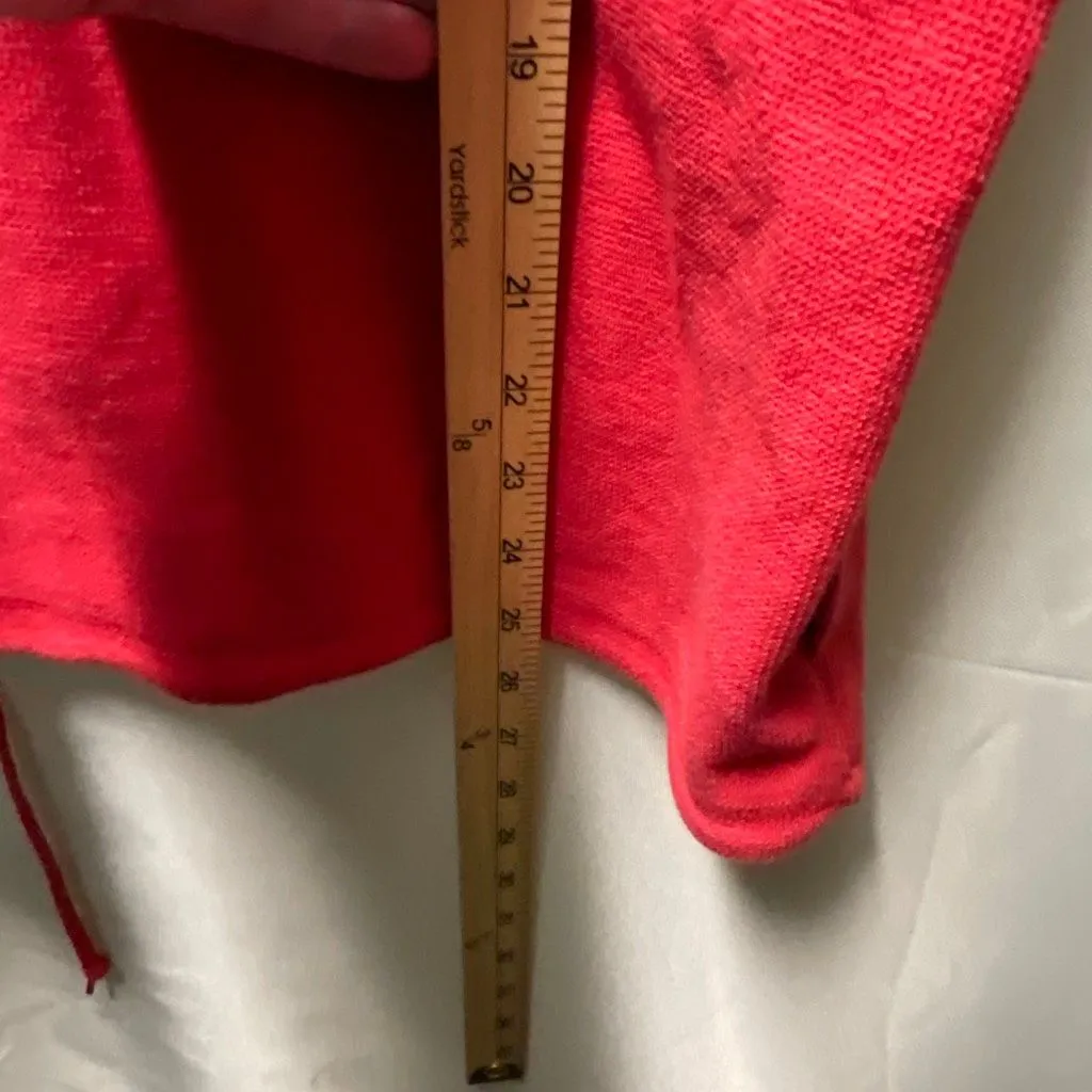 Liz Claiborne Woman size 1X red hooded zip front  top short sleeves. - Image 7