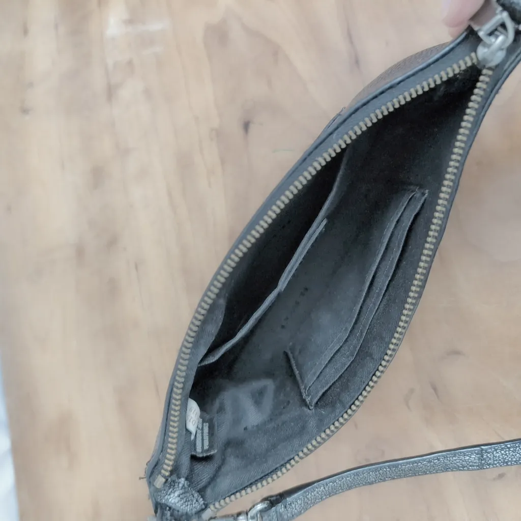 Coach Kylie Metallic Silver Crossbody Mini Purse - Image 3