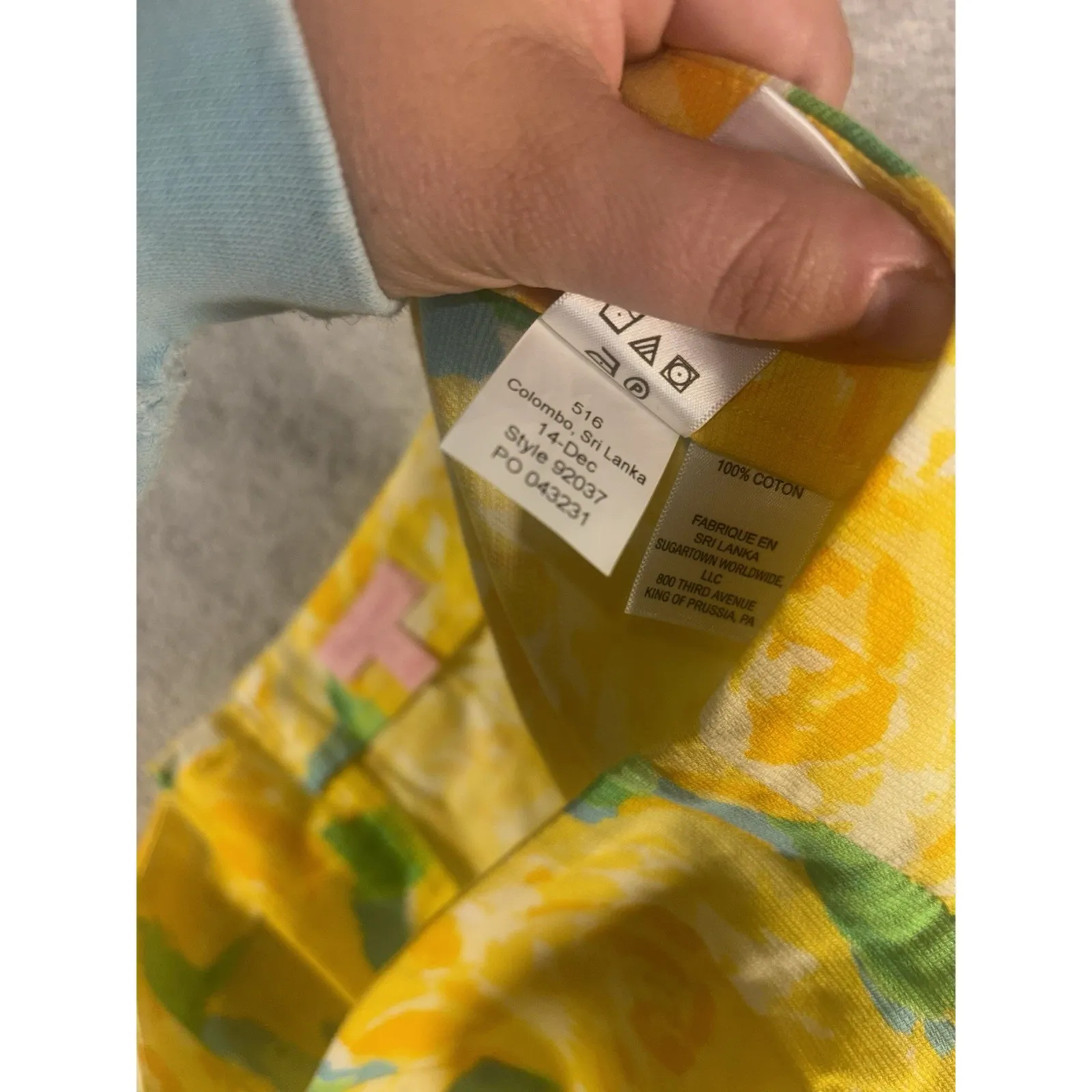 Lilly‎ Pulitzer size 2 Deenie shorts Sunglow Yellow First Impression - Image 4