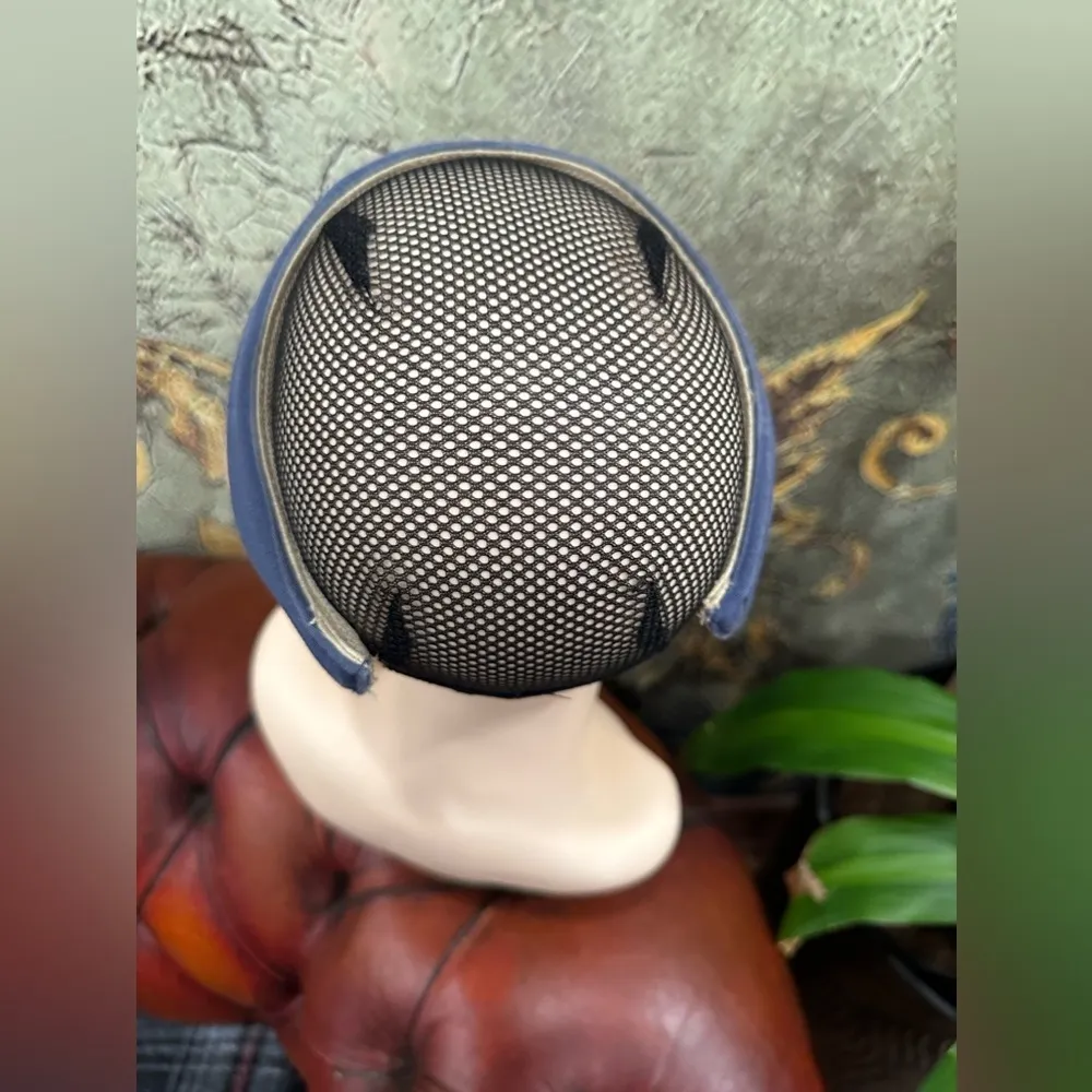 Sun N Sand Braided Raffia Brim Clip On Visor Blue - Image 4