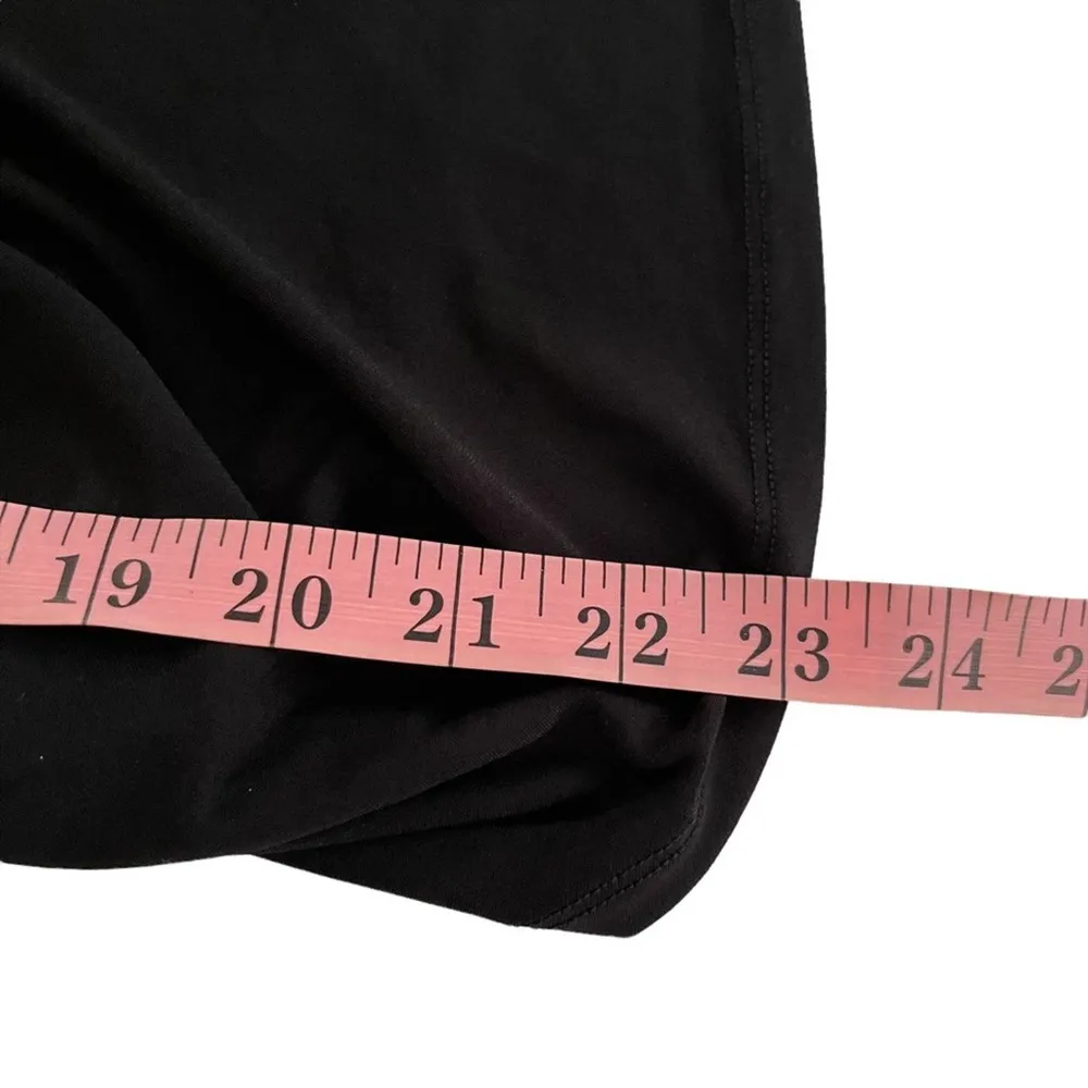 Leith Black Ruched Black Tank Top NWOT - Image 8