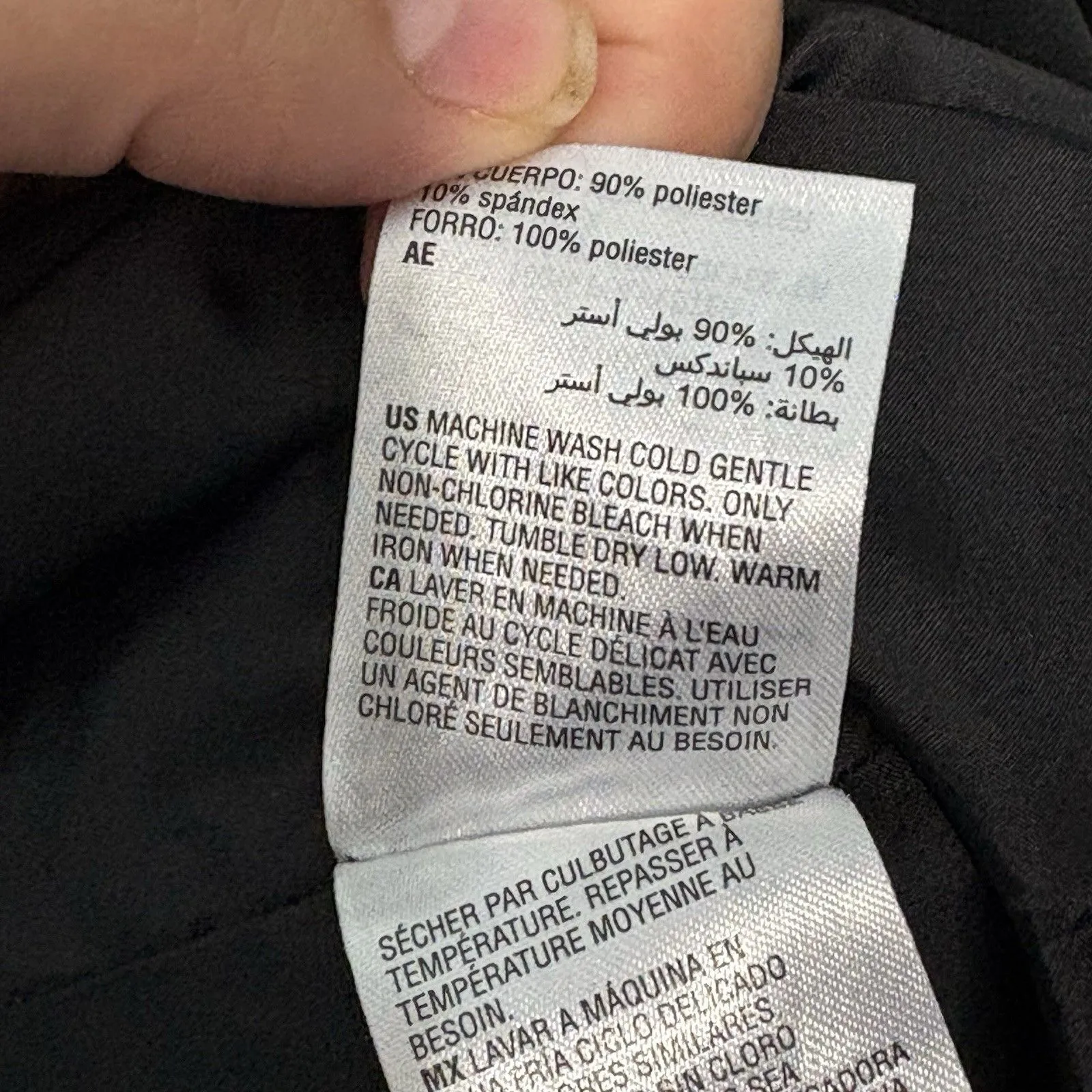 And Now This Blazer Coat Womens Plus Size 3X Oversized Black One Button Work - Image 7