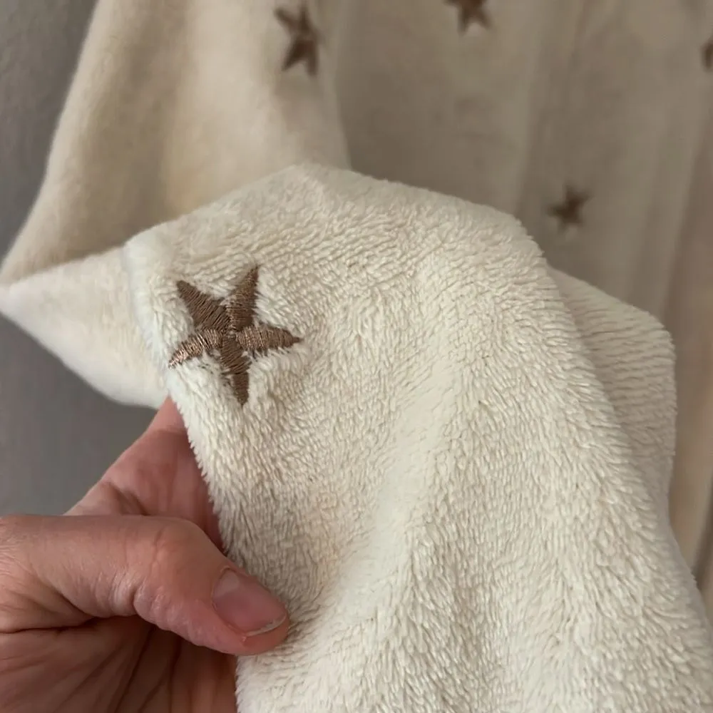 Altar’d State Oversized Slouchy Fleece Star Embroidered Crewneck | Size Small - Image 6