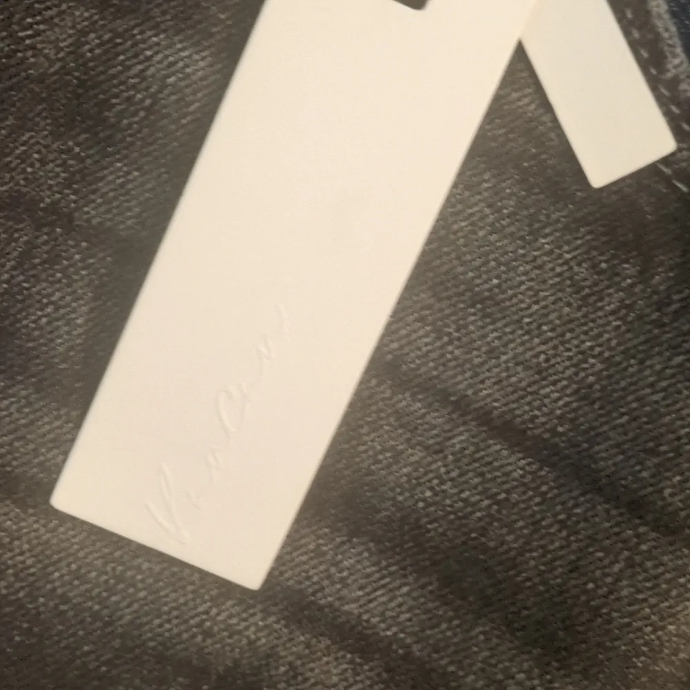 Kancan Collection Black Blue Two Toned Distressed Fringe Denim Skirt Size XL - Image 3