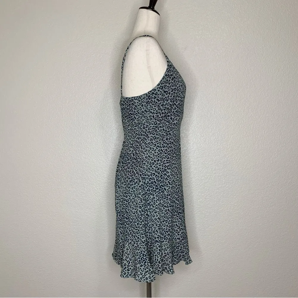 Sage and Teal Animal Print Dress - Image 6