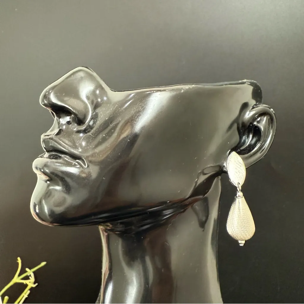 Vintage SARAH COVENTRY Brushed Silver - Image 13