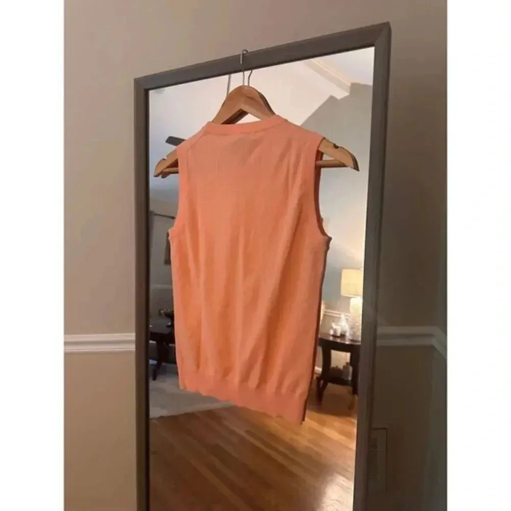 J. Crew Crewneck Sweater XS NWT Peach‎ - Image 3