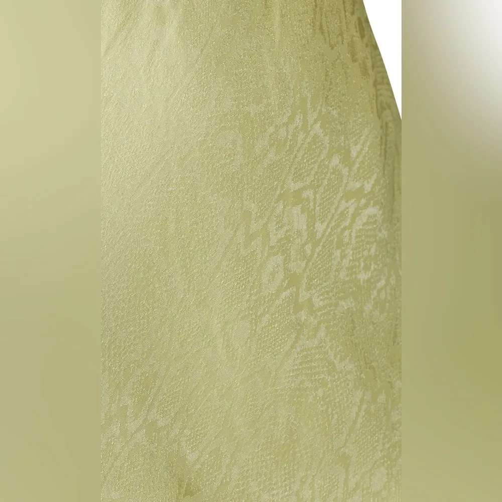 NWT KRISA Boa Midi Skirt in Yellow Size Small - Image 6