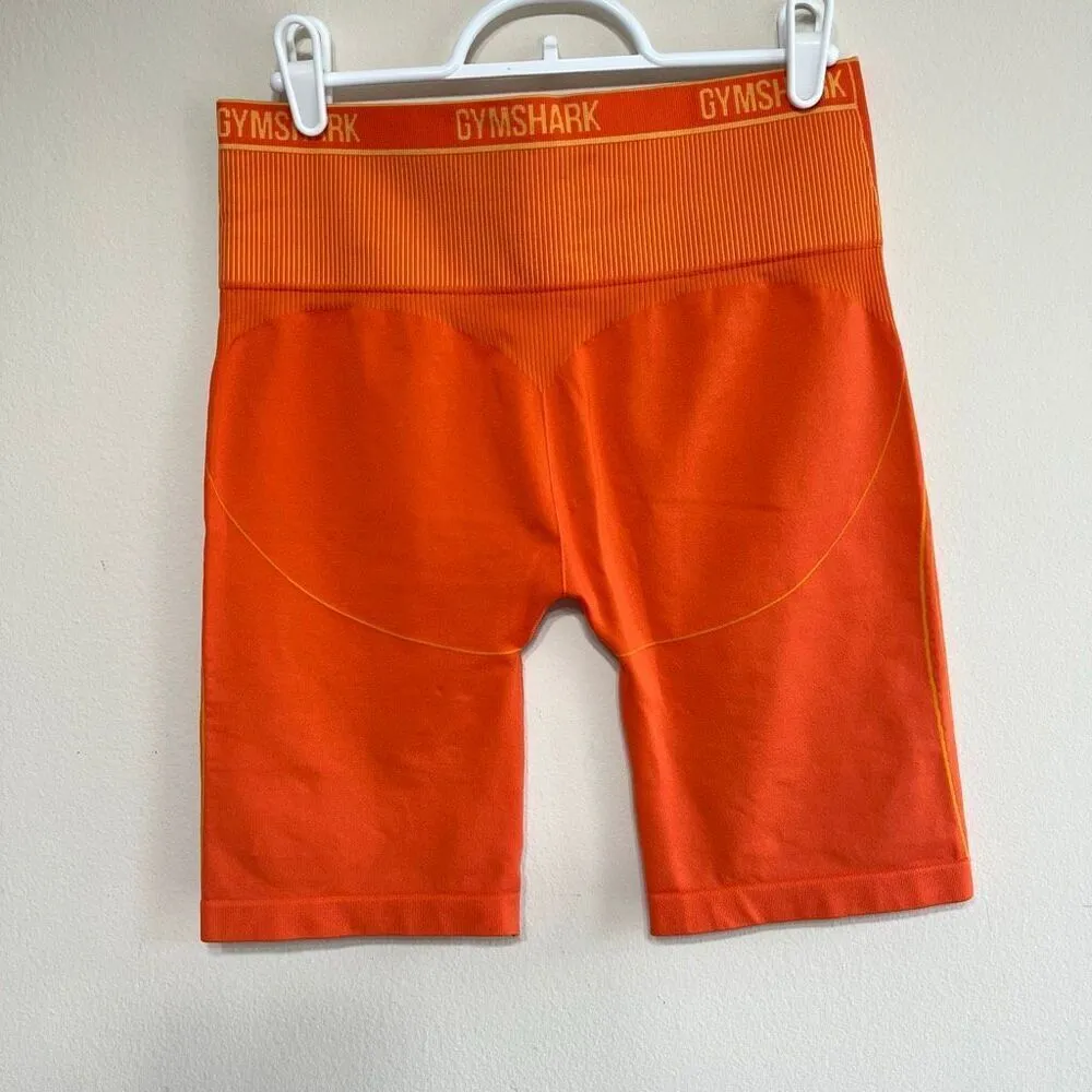 Gymshark Apex Orange Seamless Shorts Large Women - Image 4