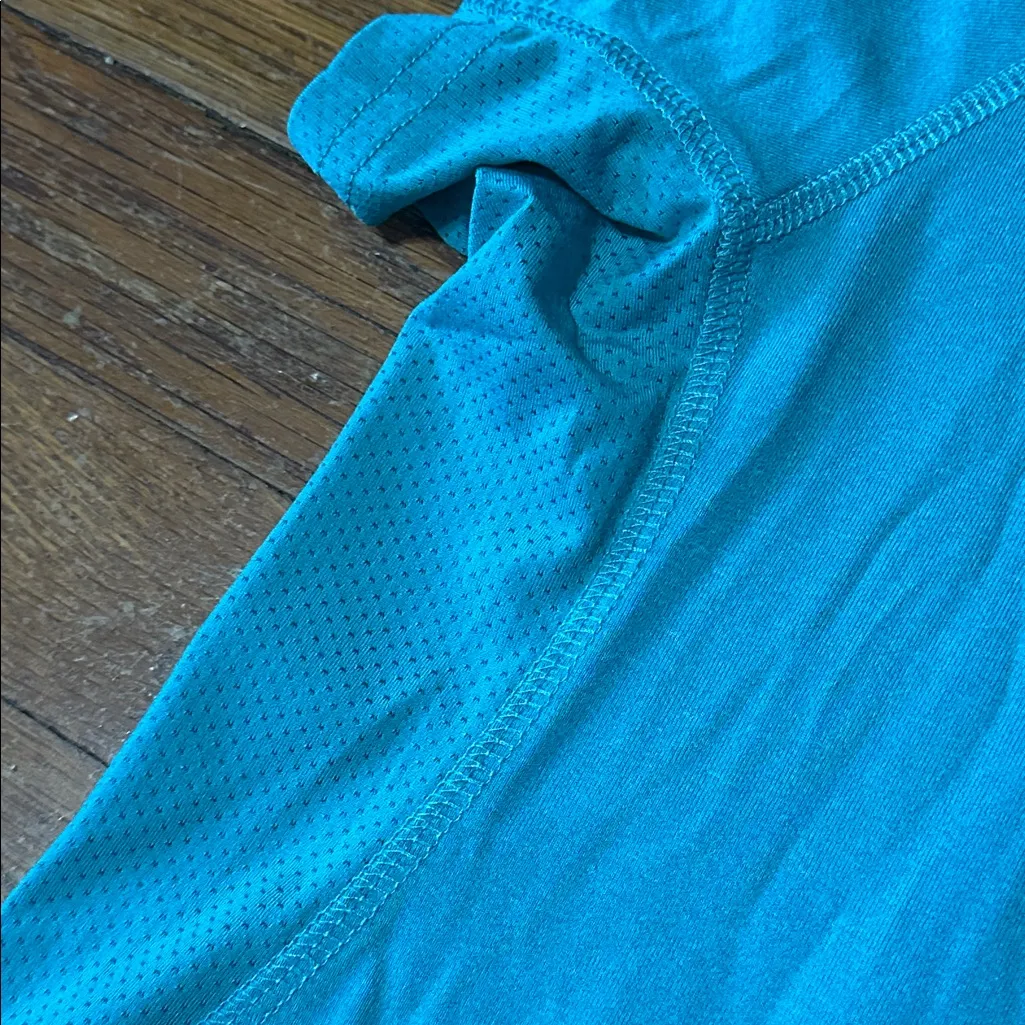 Avia Teal Short Sleeve Running Shirt, Large - Image 4