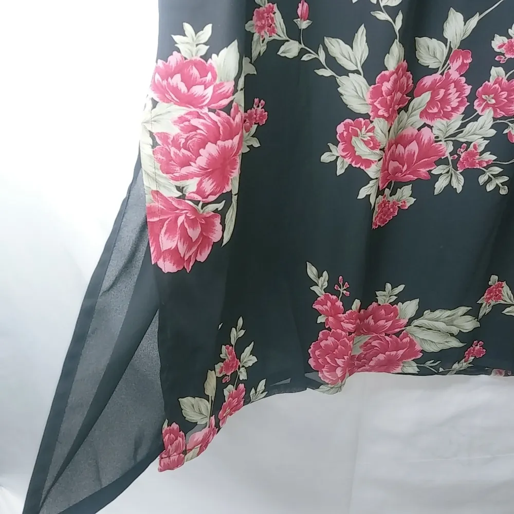 Style & Co 18W Lined Roses Midi Skirt Plus - Image 9