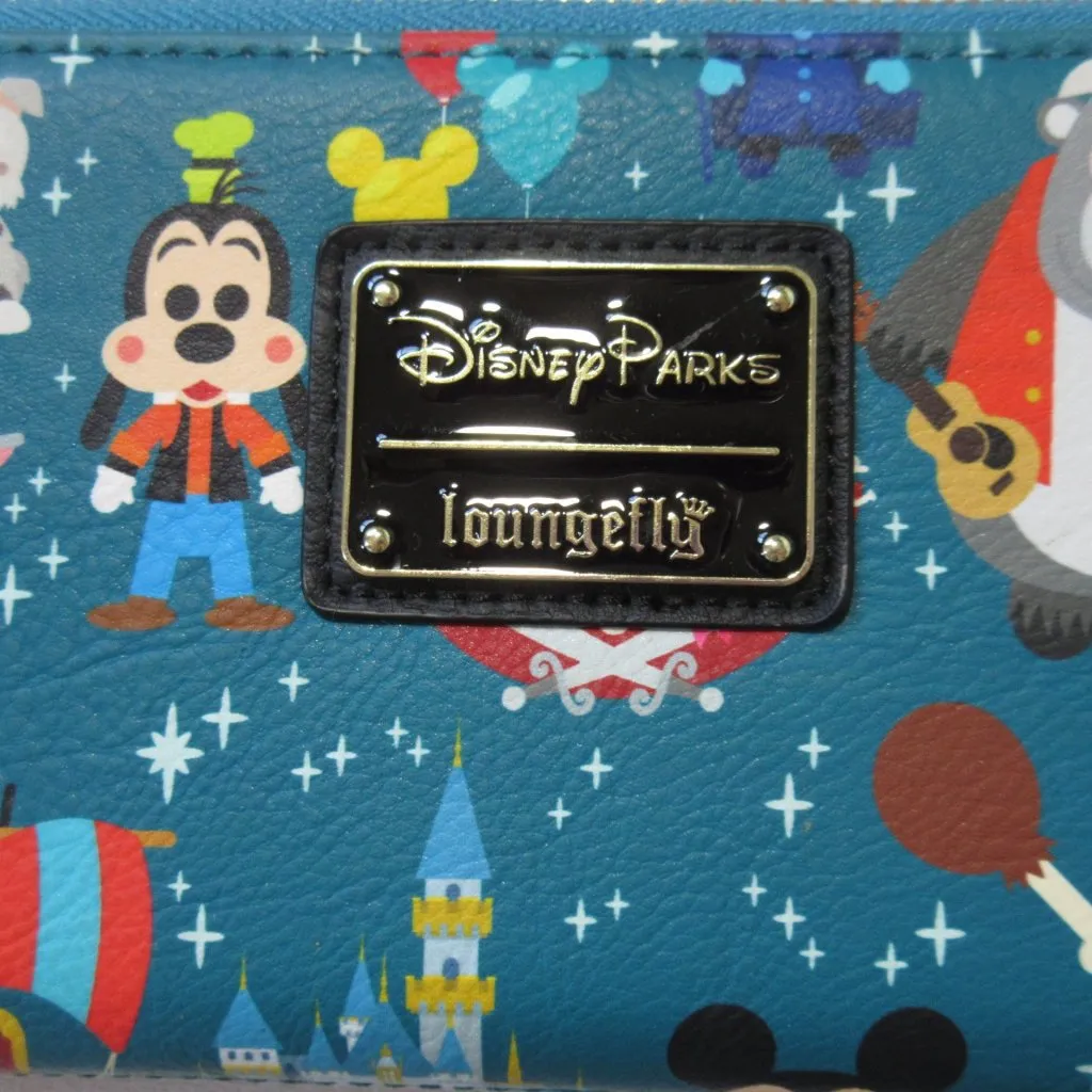 NWT Loungefly x Disney Parks Mini Collection Wristlet in Chibi Food Characters - Image 2