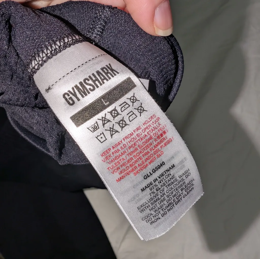 NWOT Gymshark Highrise Eyelet Leggings Lot Of 3 Large Black - Image 5