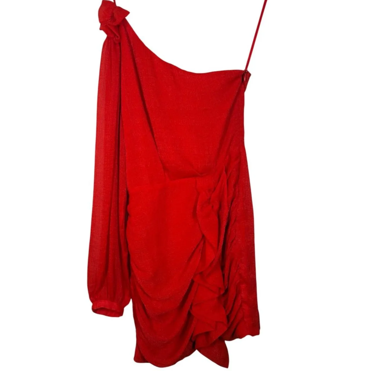 NWT Aria Cove Red One Shoulder Mini Dress Womens Sz 8 Holiday Event Evening - Image 2