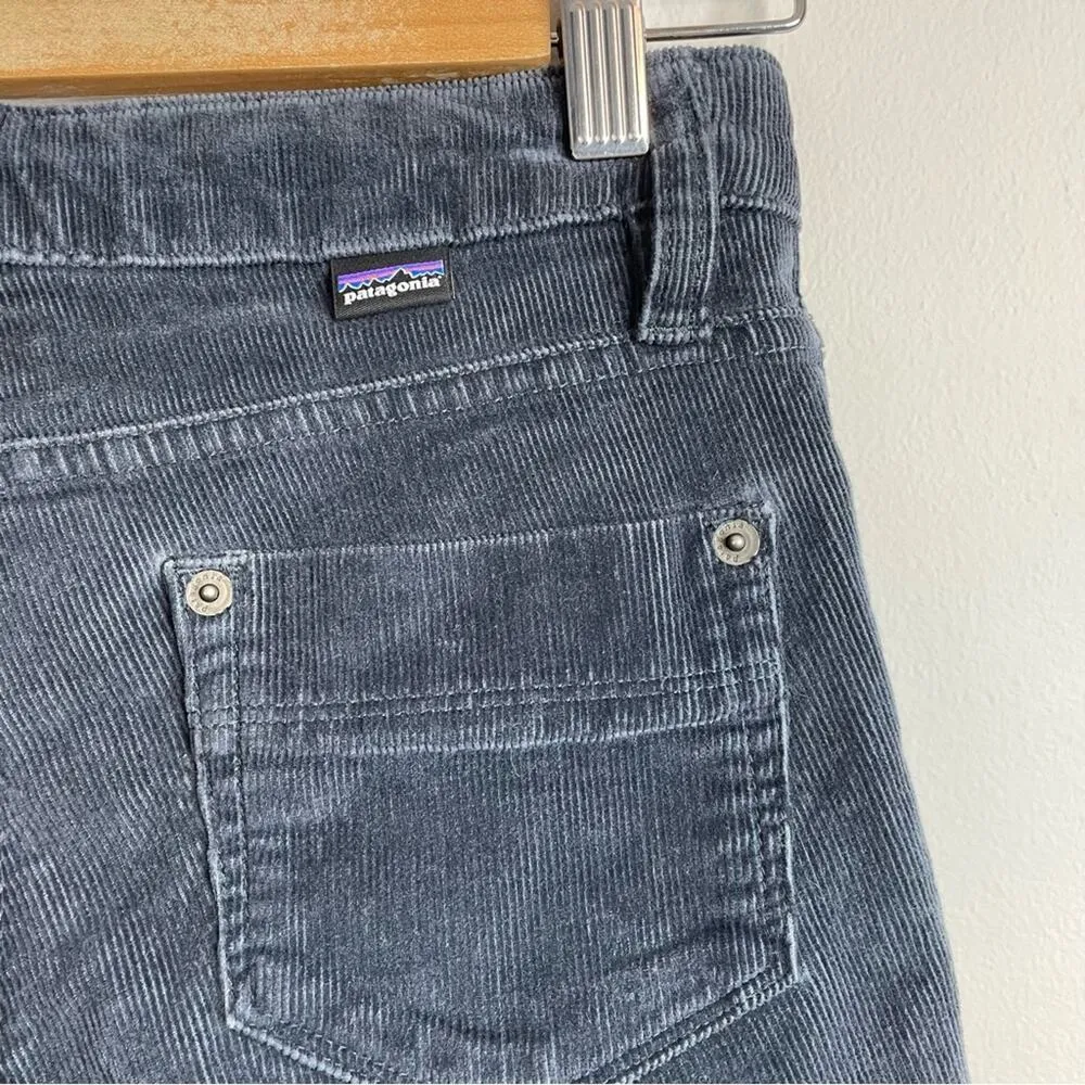 Patagonia Navy Blue Slim Fitted Organic Cotton Corduroy Cords Pants low rise 25 - Image 9