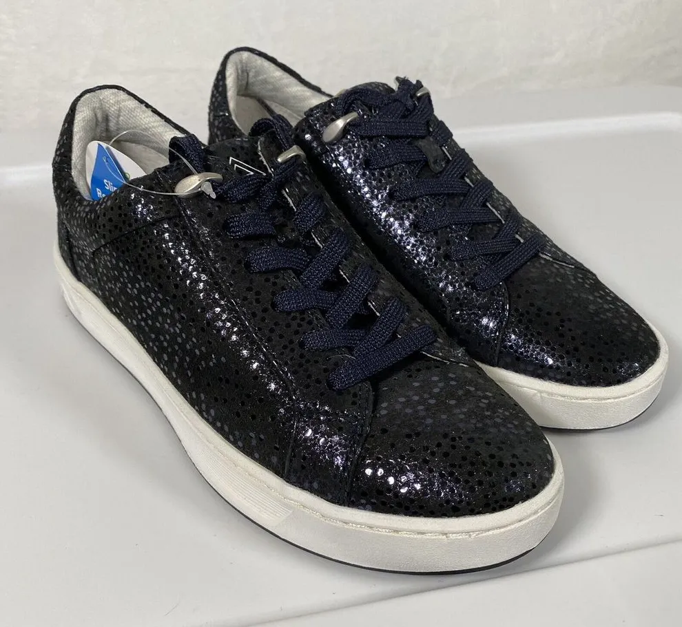 Nurse Mates Womens Align Harper Sneaker Moonlight Size 8 medium sparkle - Image 1