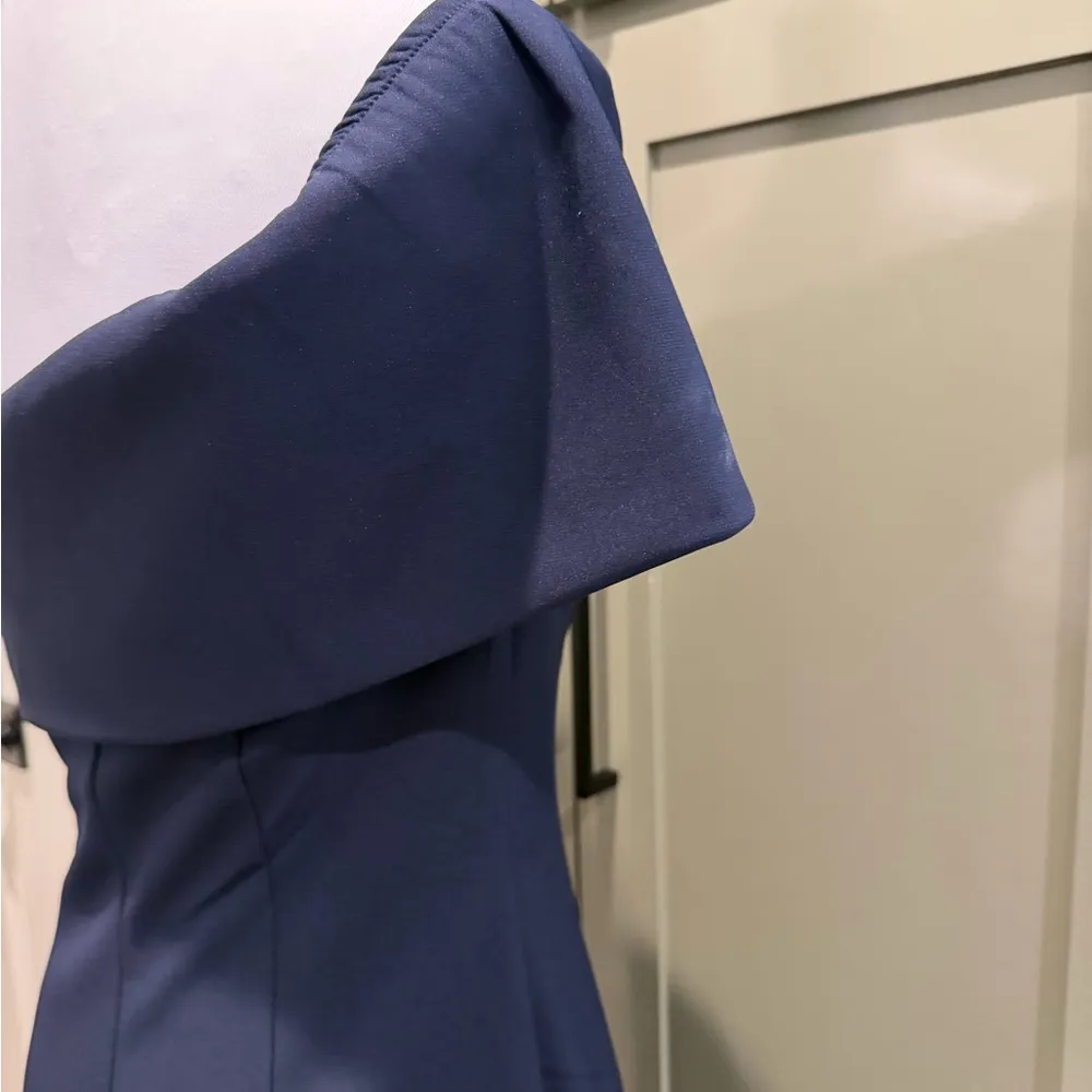 Eliza J Midnight Blue One-Shoulder Dress- NWT - Image 7