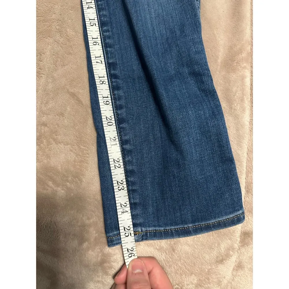 Madewell Mid-Rise Stovepipe Jeans Women's SZ 24 Medium Wash Denim Slim Straight - Image 6