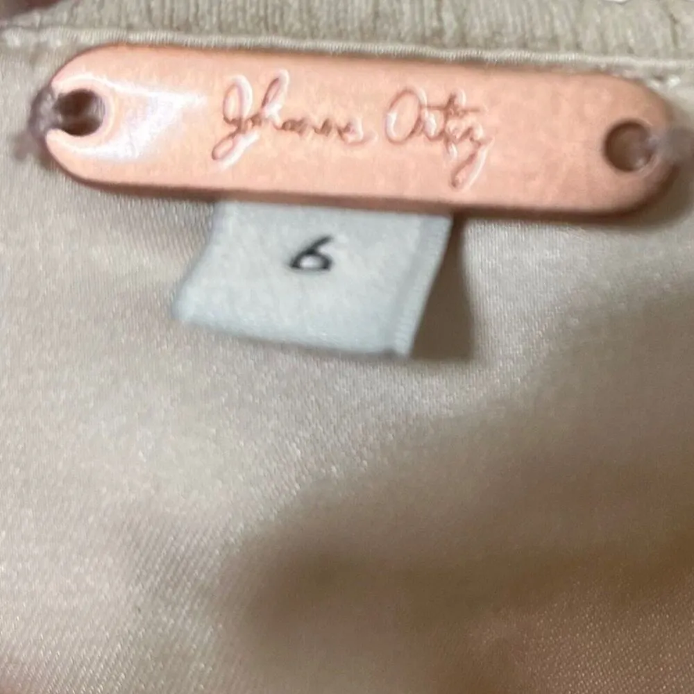 Johanna Ortiz Sea Island One Shoulder Crepon Convertible Midi Dress Size 6 Flaws - Image 9