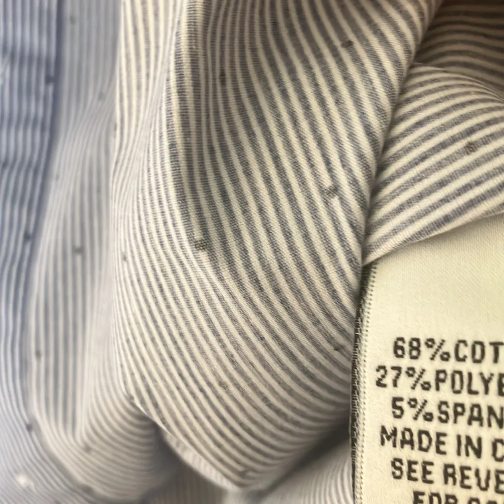 Counterparts Blue and White Striped Blouse medium - Image 4