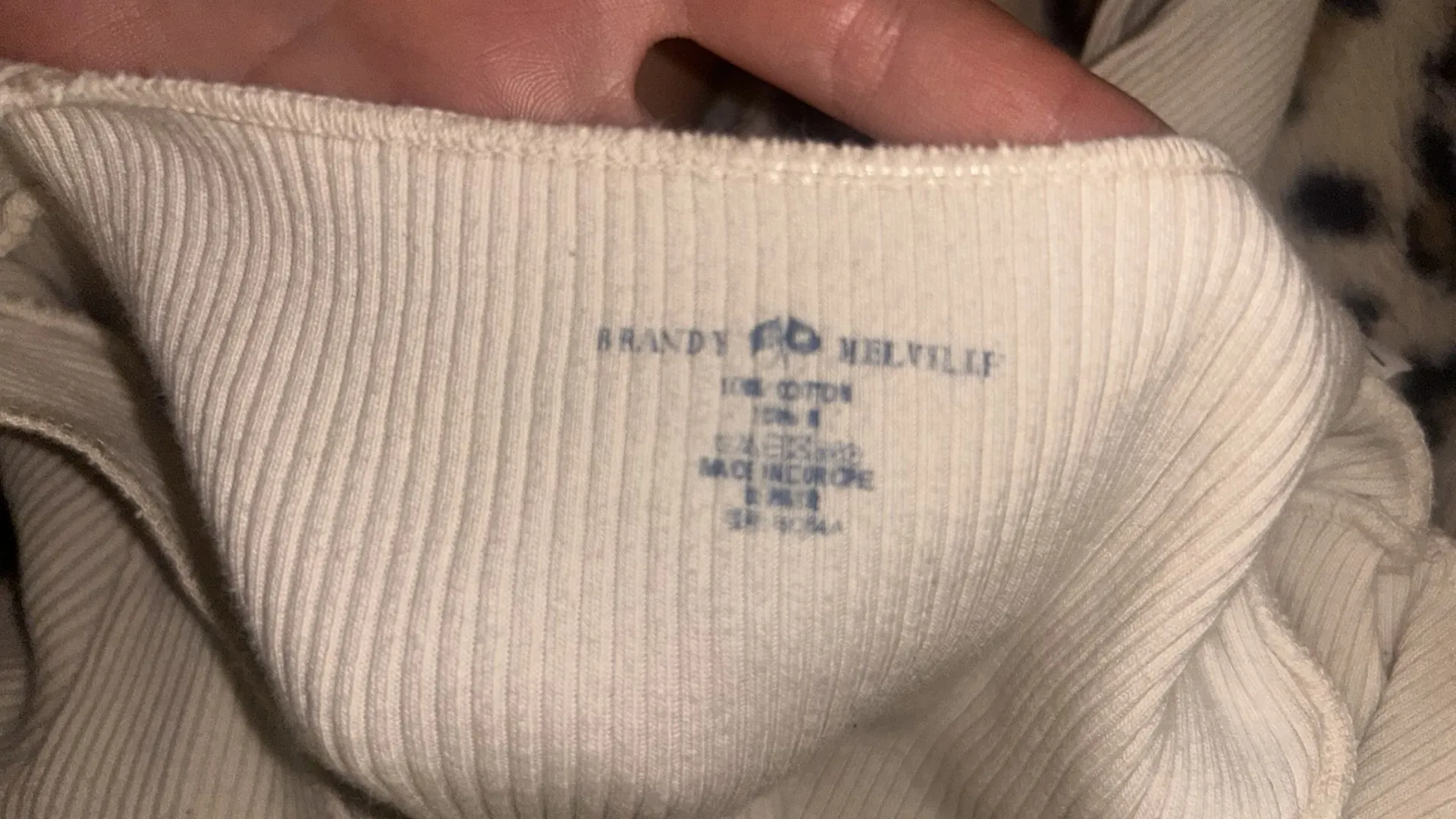 White brandy Melville long sleeve - Image 2