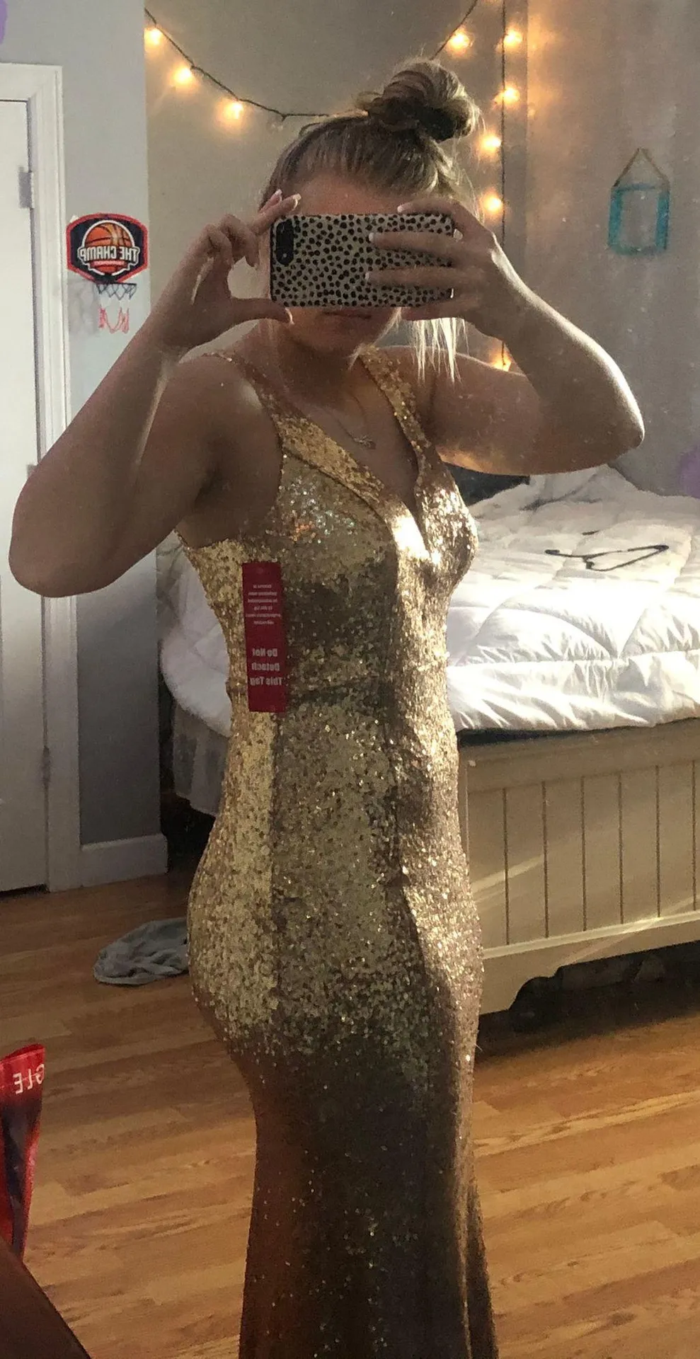 Crystal Doll Prom Sequin Dress - Image 2