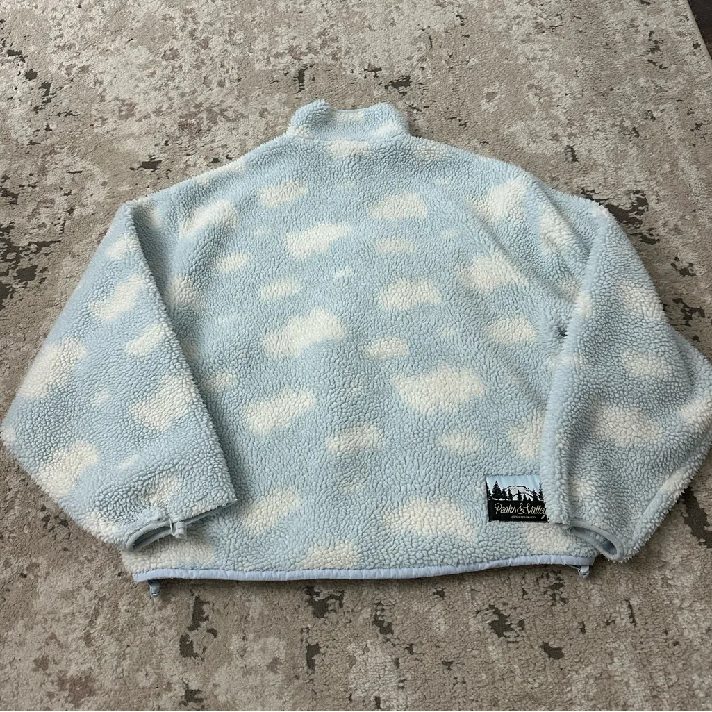 Madhappy Cloud Fleece Quarter Zip Sherpa Pullover Size Large - Image 3