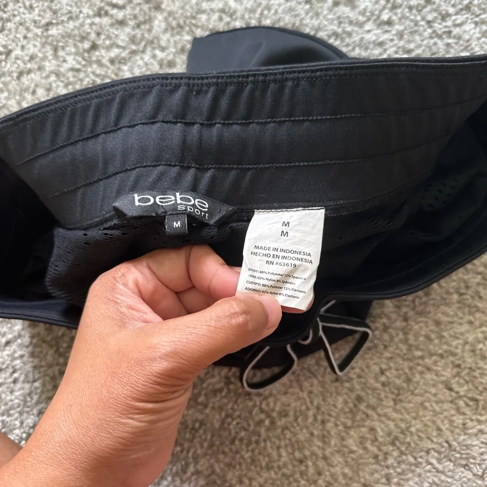 Bebe Sport Women's Black Athletic Shorts - Image 7