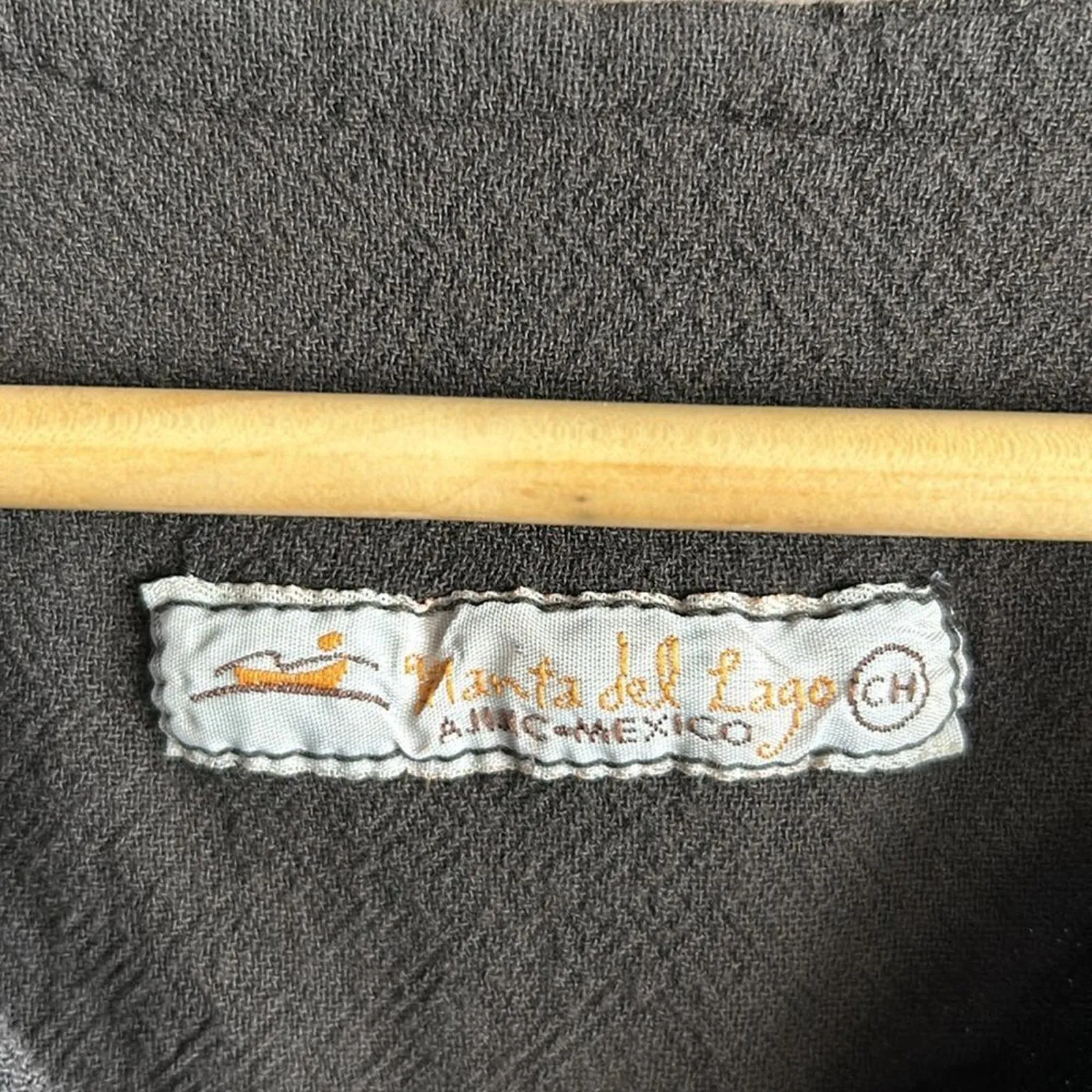 NWT Manta Del Lago Short Sleeve Dress Sz Small Brown Boho Shark Bite Hem - Image 6