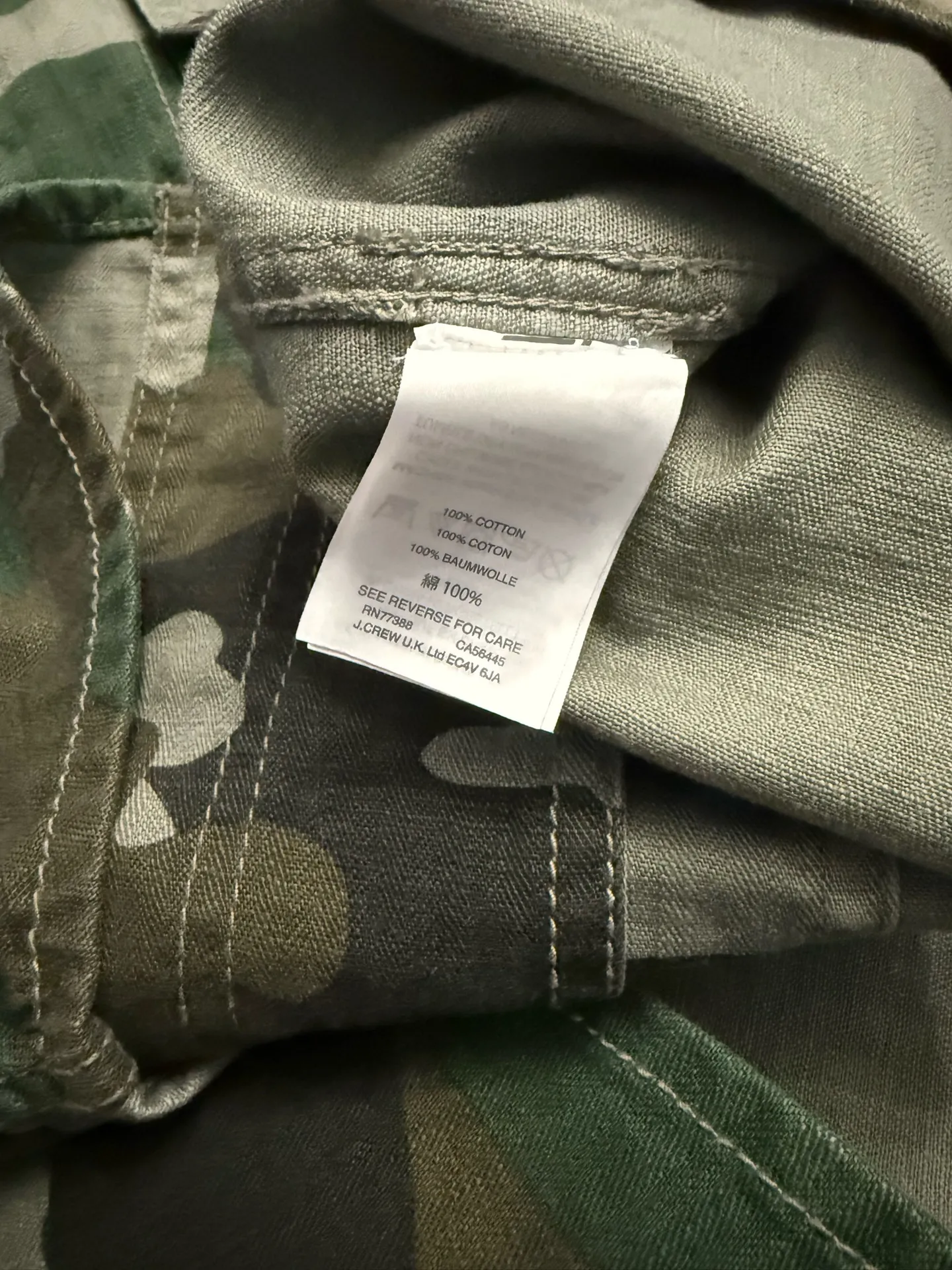 J.Crew  Camo Jacket - Image 6