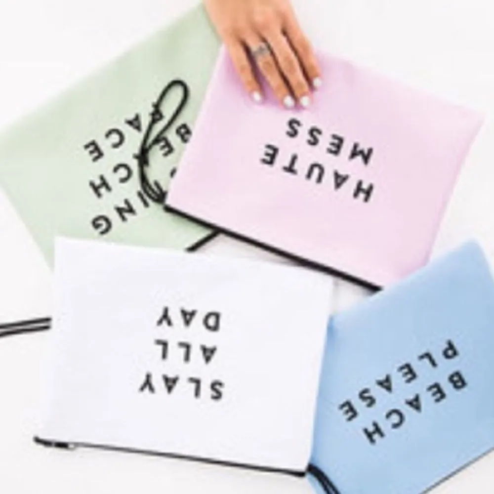 ✨Milly White Slay All Day Zipper Pouch - Image 2