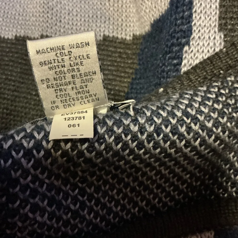 Vtg 90s patchwork print slouchy sweater Size L - Image 3