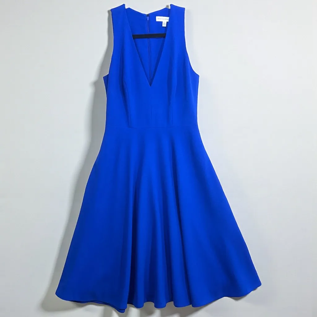Dress the Population S Catalina Fit & Flare Cocktail Dress Electric Blue Sexy - Image 2