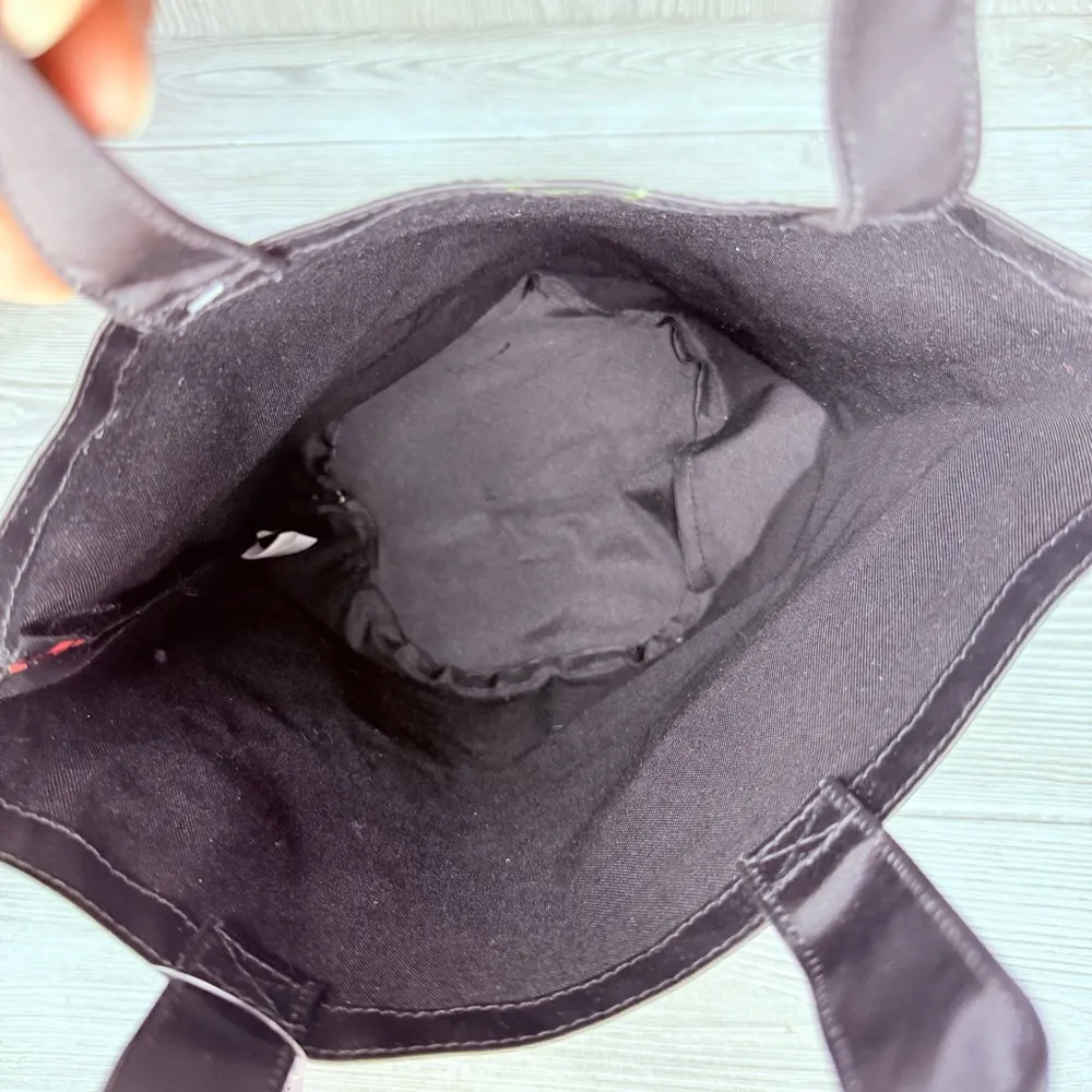 Bath & Body Works Trick or Treat Tote Bag Glow in Dark skull bat ghost purse - Image 4