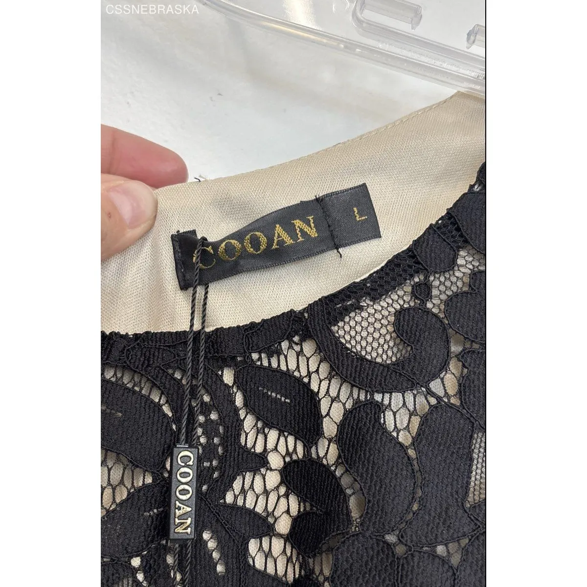 Cooan Black Cocktail & Formal Dresses for Women Lace Sequin - Image 6