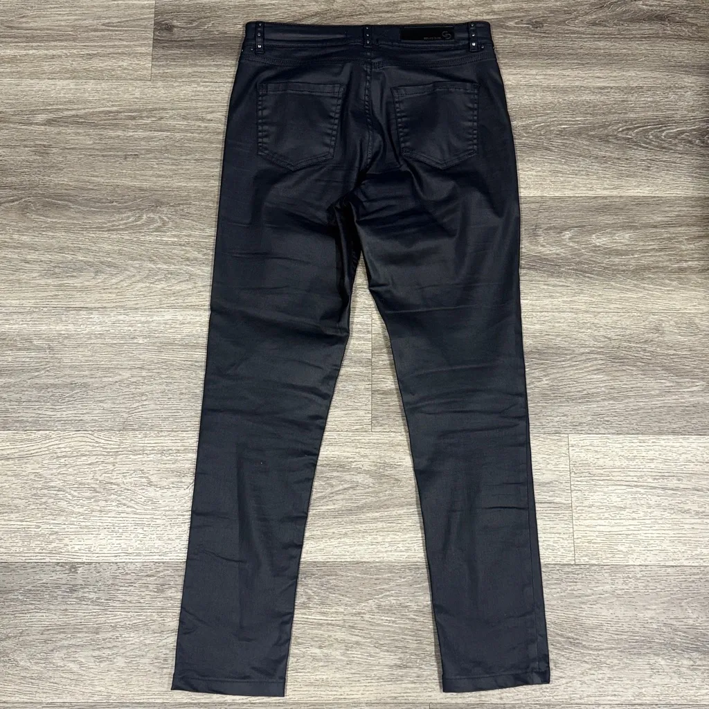 Gerard Darel  Dark Blue Coated Pants - Image 2