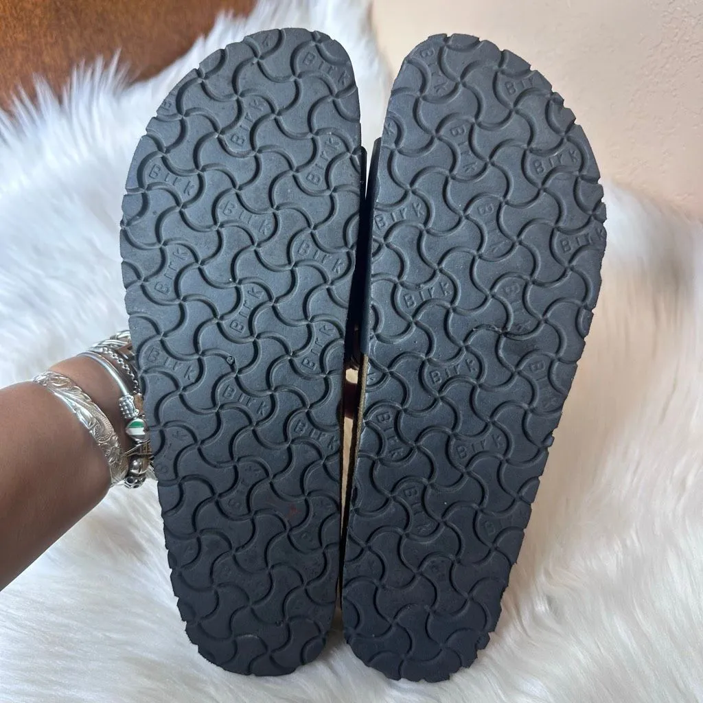 Birkenstock Unisex Madrid Birko-Flor Single-Strap Slide Sandal Size 42 - Image 8