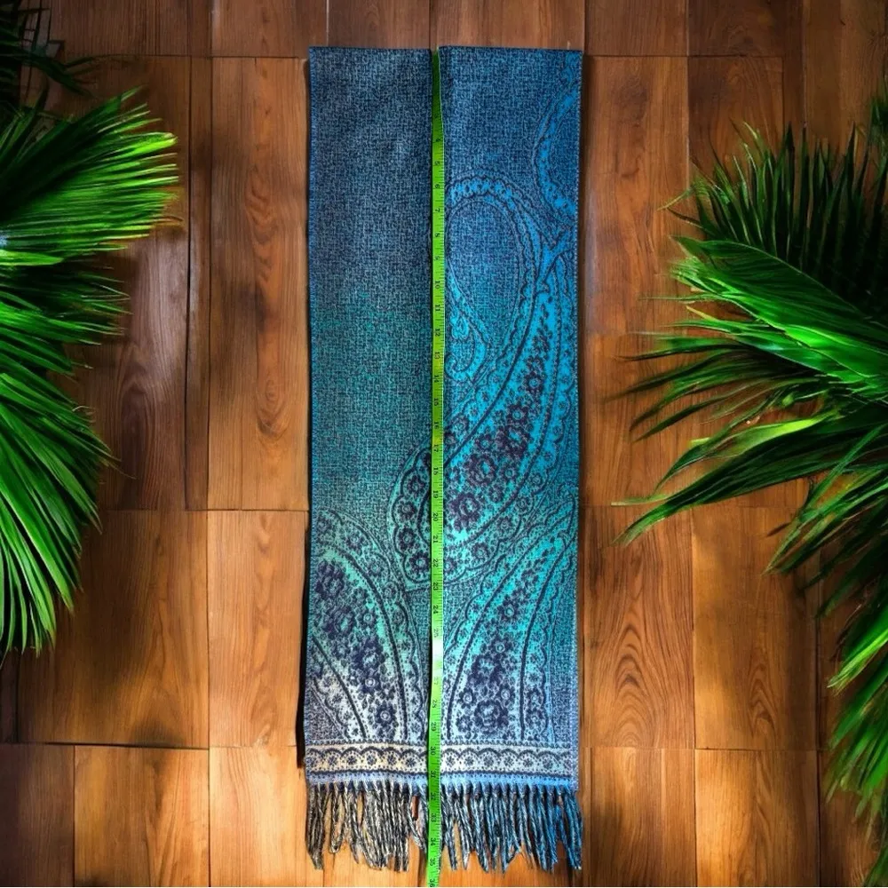 V. FRASS Cashmink Paisley Scarf - Made in Germany - Image 5