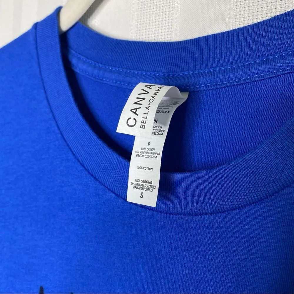 Beauty & The Beast Short Sleeve Graphic Tee Blue - Image 6