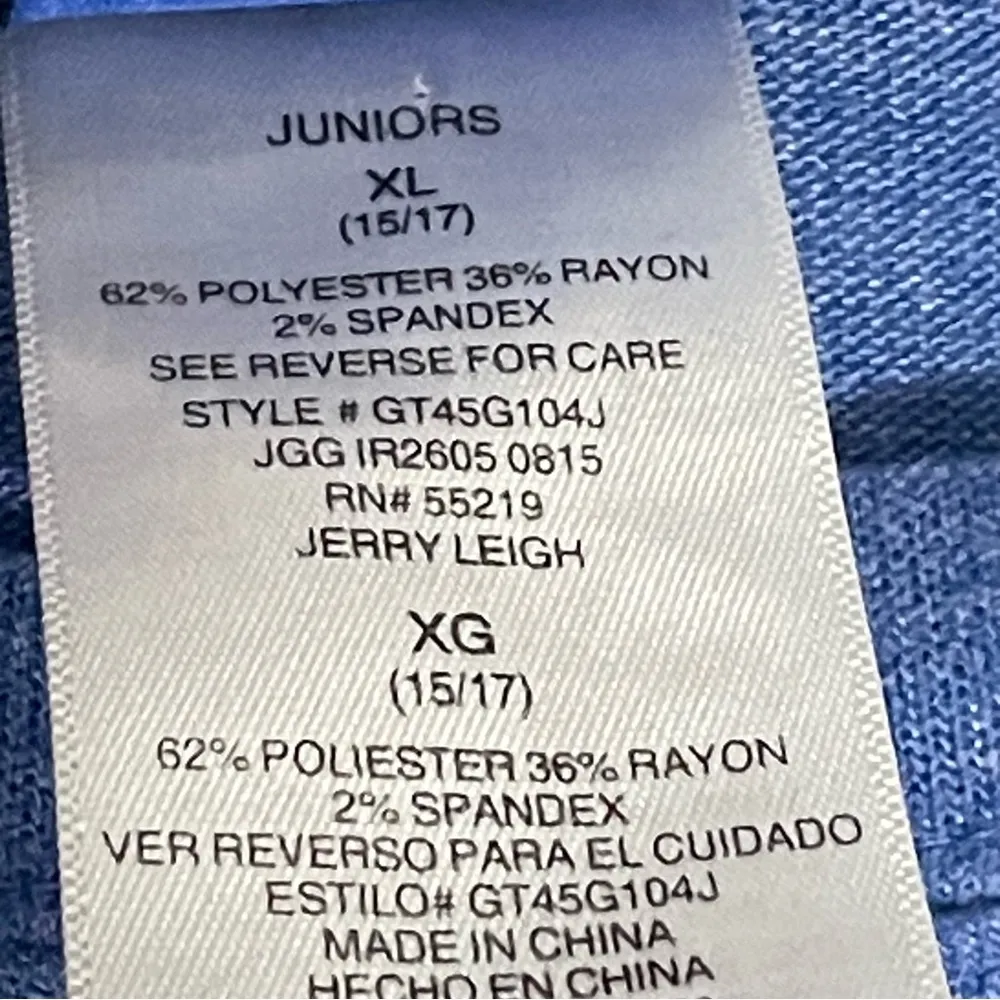 Superman DC Comics Blue Long Sleeve Shirt Size 15/17 Juniors - Image 9