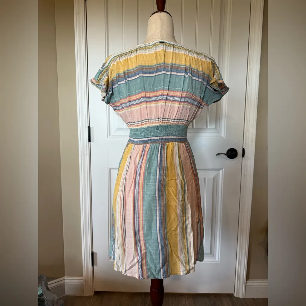 O’Neill‎ Striped V-Neck Dress - Image 2