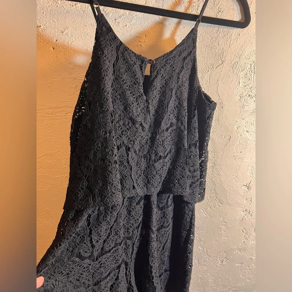 Mossimo Supply Co. Black Lace Romper Size M - Image 10