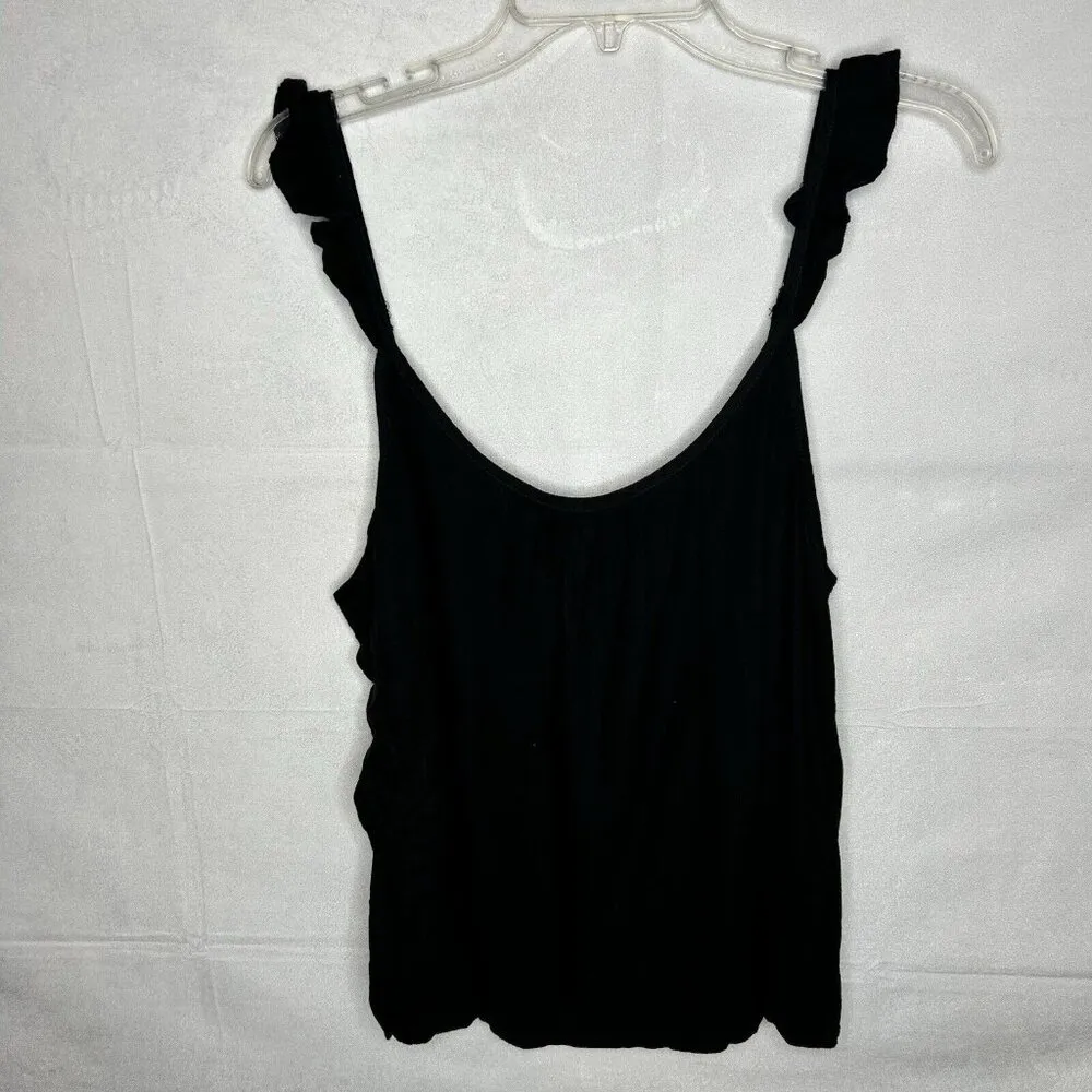 Ugg 2-Piece Pajamas Shorts / Tank Shirt Black Sz Large Drawstring Super Soft - Image 2